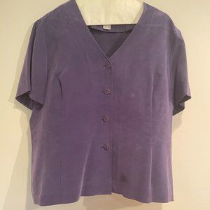 100% Silk Saks Fifth Ave. Top and Pants Set